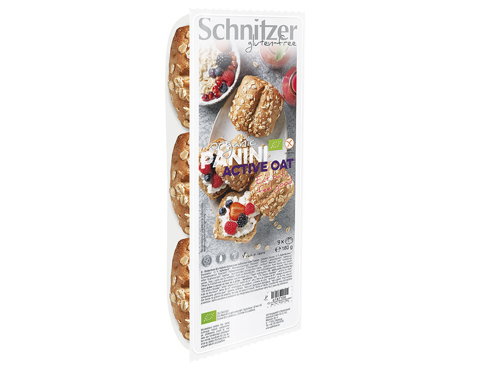 P&Atilde;O FUNCIONAL SCHNITZER PANINI ACTIVE OAT 180G image number 1