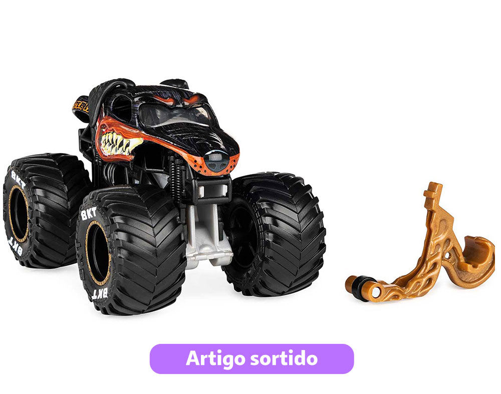 VE&Iacute;CULOS 1:64 MONSTER JAM MODELOS SORTIDOS image number 3