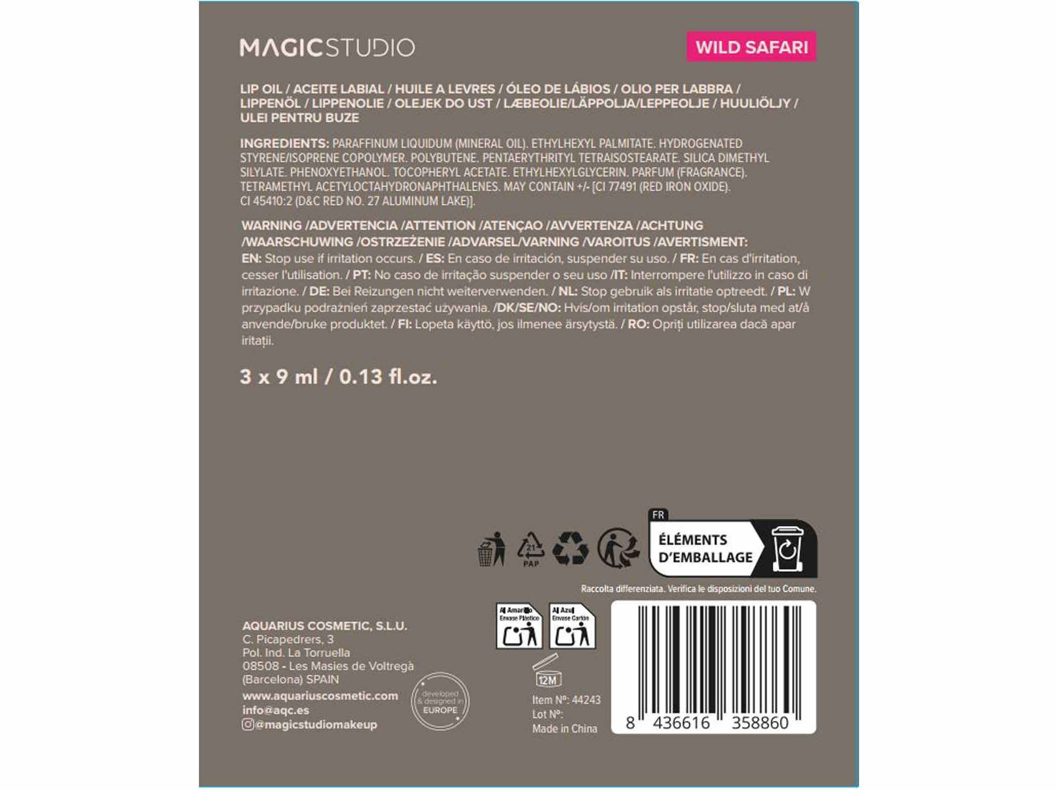 KIT BATONS MAGIC STUDIO WILD SAFARI image number 1