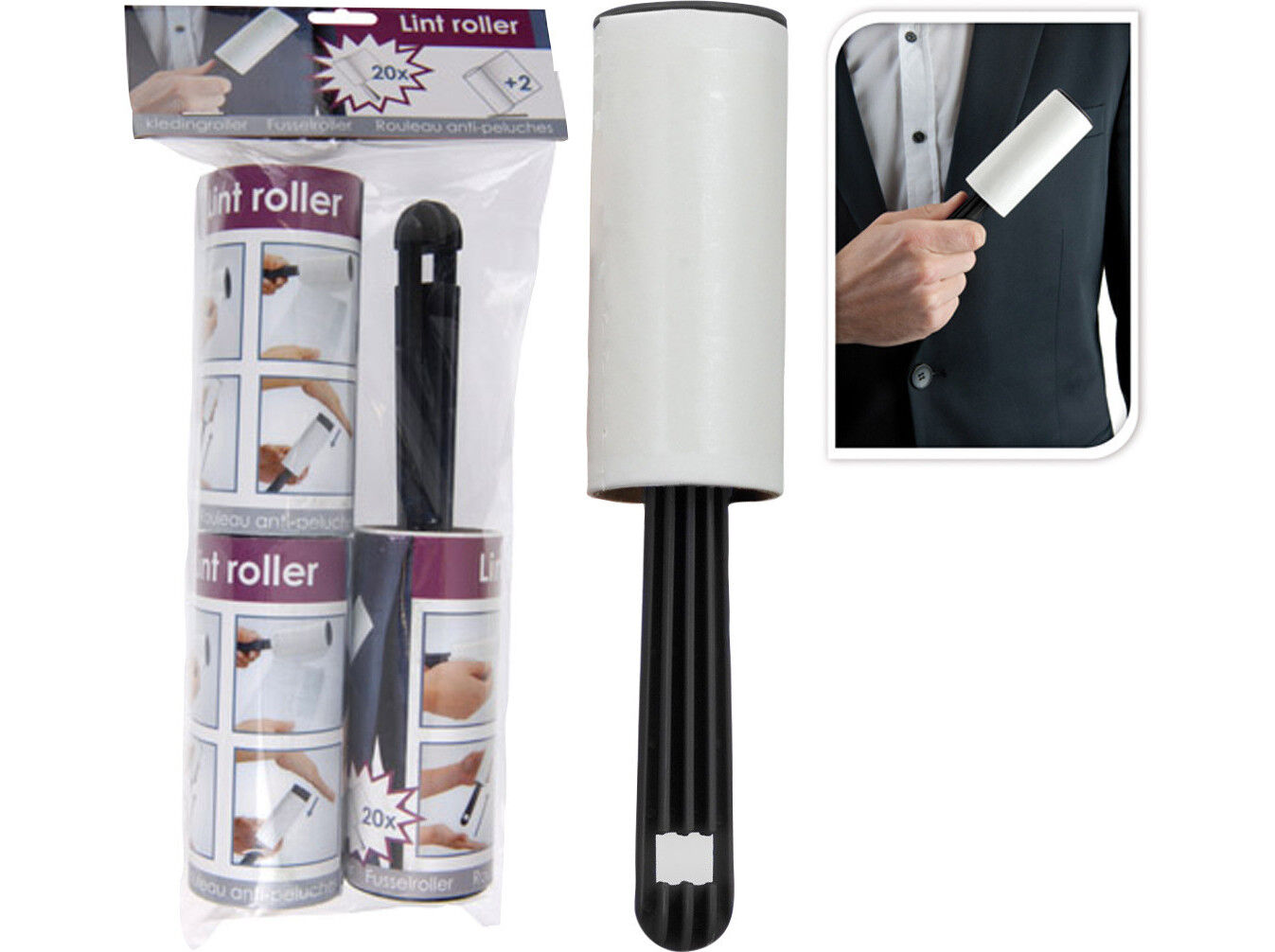 ROLO ADESIVO COM 3 RECARGAS image number 1