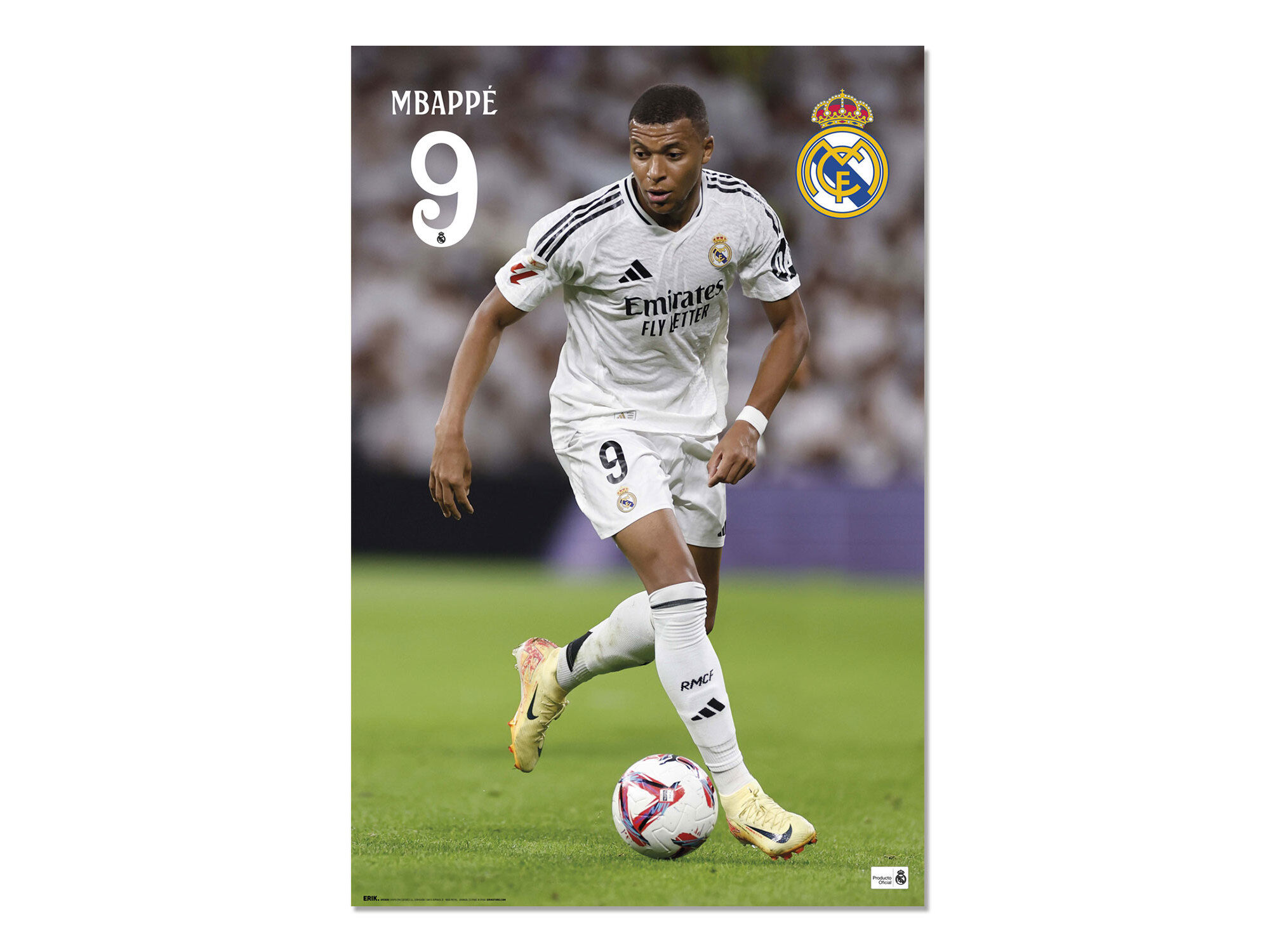 POSTER REAL MADRID MBAPPE ERIK image number 0