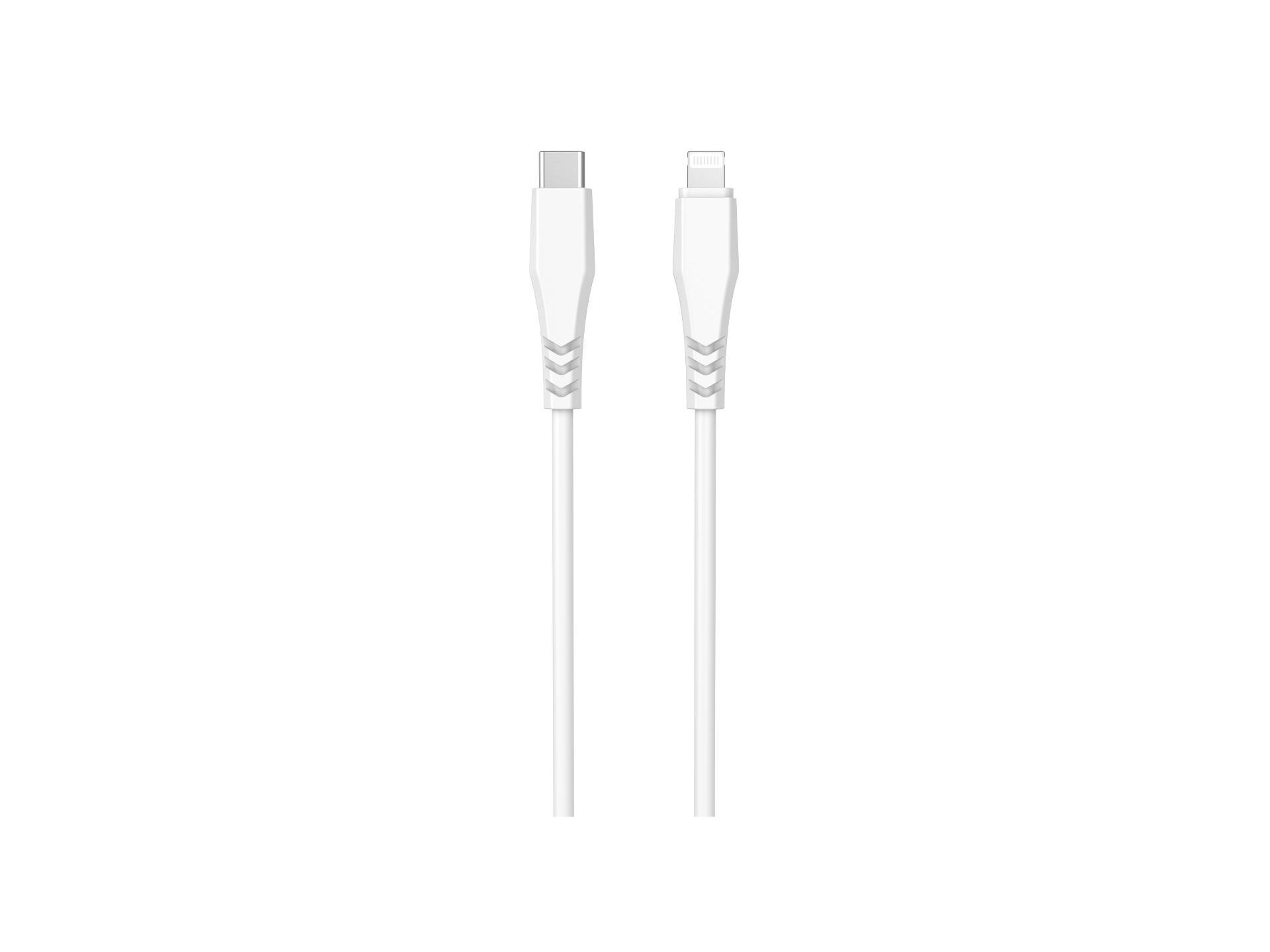CABO USBC TO 8 PIN QILIVE 600183169 BRANCO 0.6M 3A MFI image number 1
