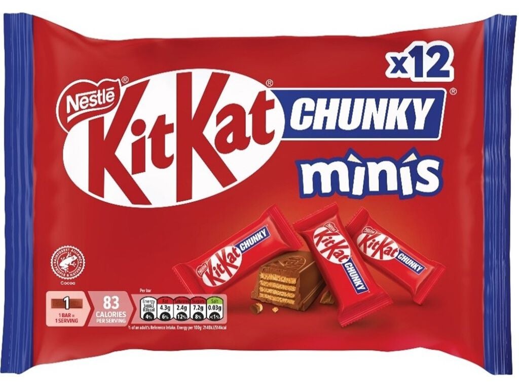 SNACK CHOCOLATE KITKAT CHUNKY MINI 194G image number 1