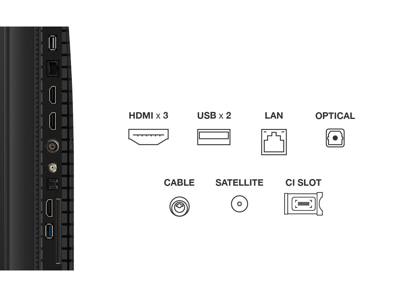 TV QLED TCL 55P7K 55" 4K SMART image number 2