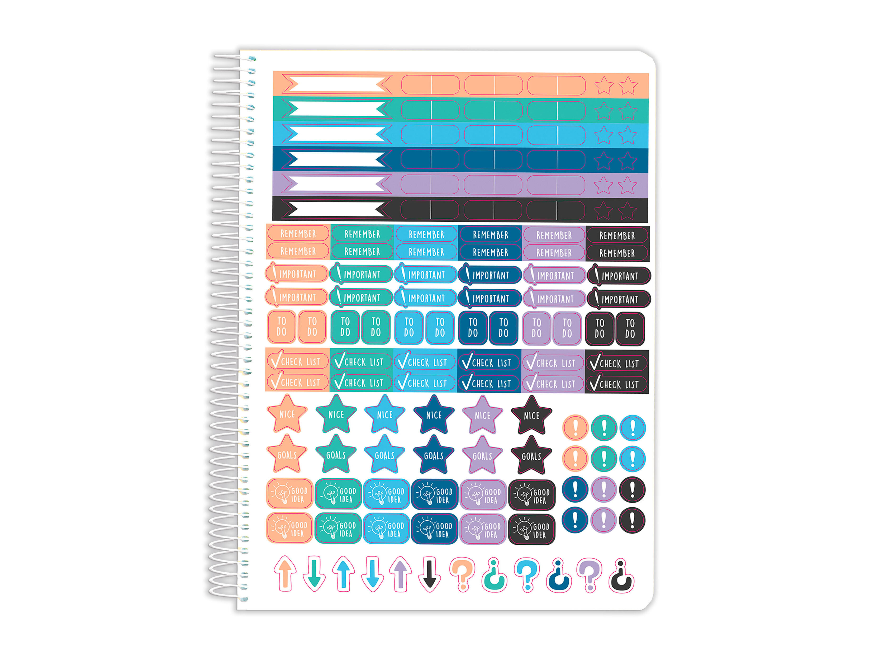 CADERNO ESPIRAL A4 PAUTADO PP OXFORD LIVE&GO PASTEL 80 FOLHAS CORES SORTIDAS image number 6