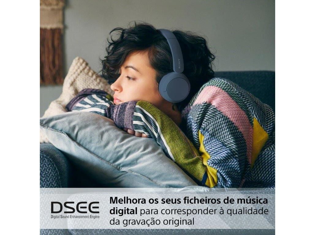 AUSCULTADORES SEM FIO SONY WHCH520L AZUL image number 6