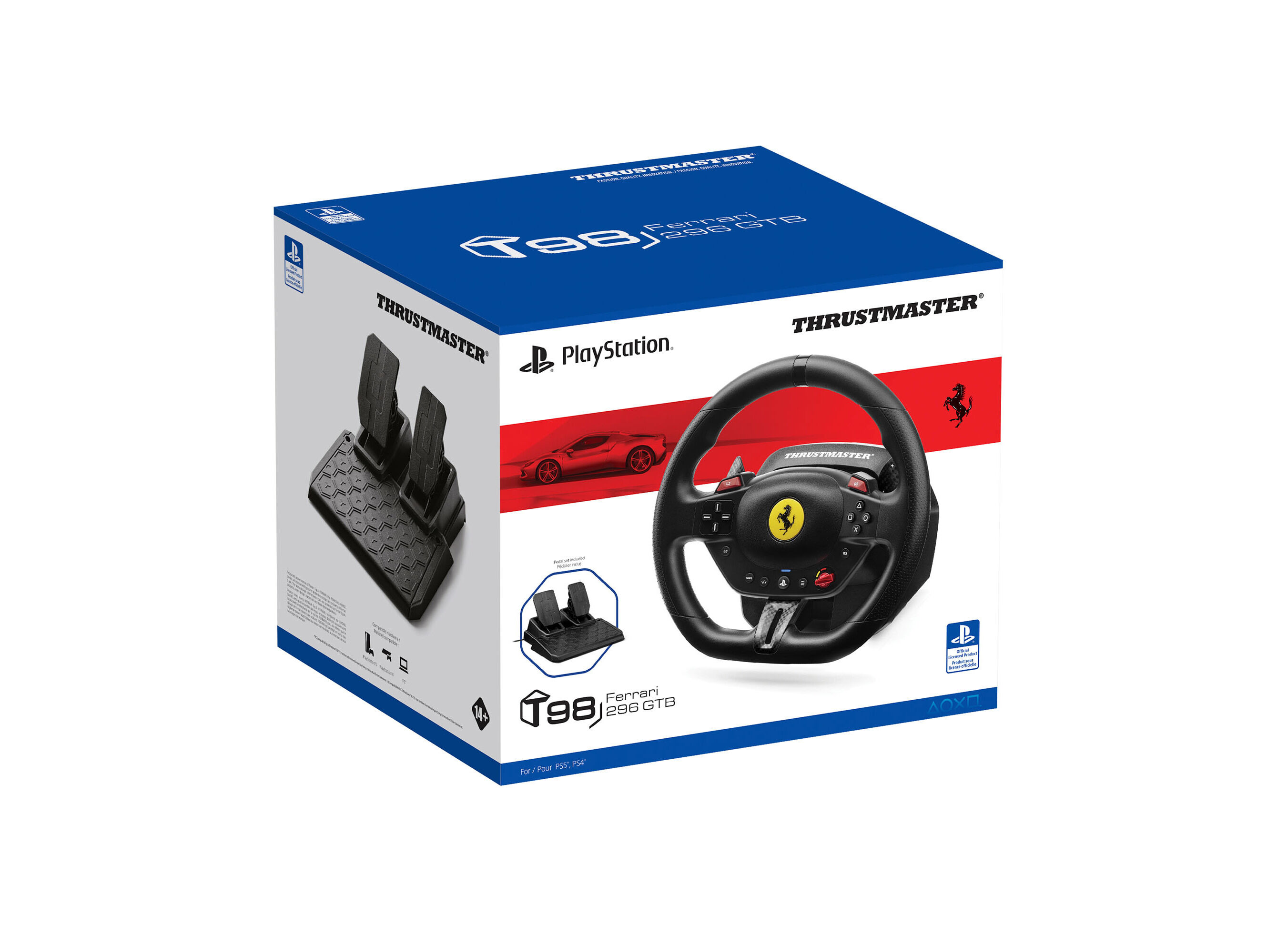 VOLANTE THRUSTMASTER T98 FERRARI 296 GTB P image number 3