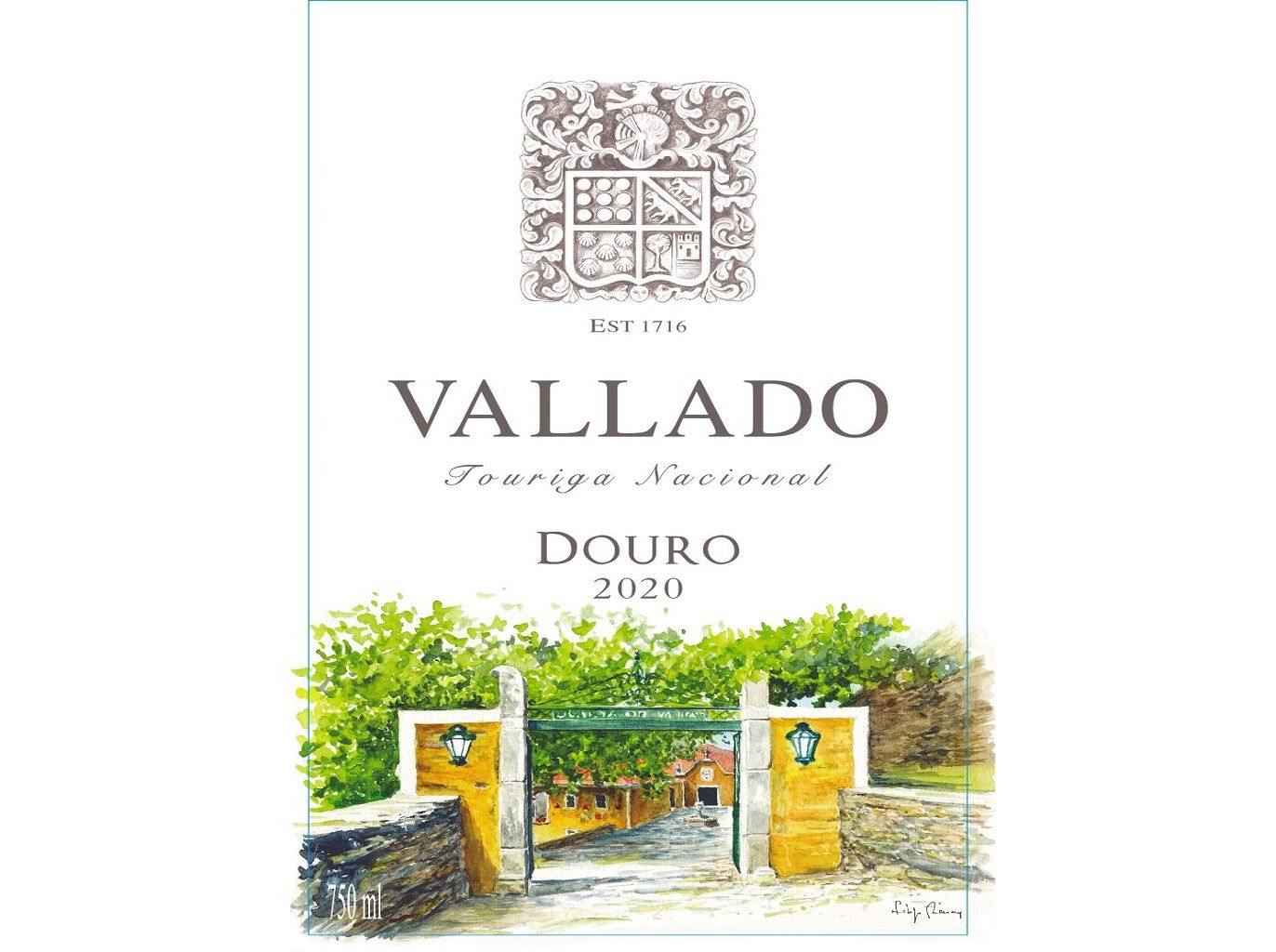 VINHO ROS&Eacute; QUINTA DO VALLADO TOURIGA NACIONAL DOURO DOP 0.75L image number 1