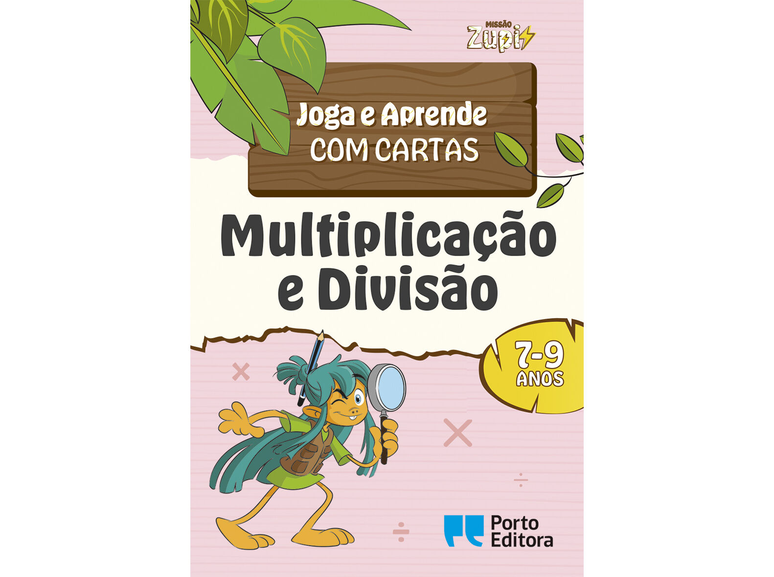 LIVRO MULTIPLICA&Ccedil;&Atilde;O E DIVIS&Atilde;O JOGA E APRENDE COM CARTAS 7-9 image number 1
