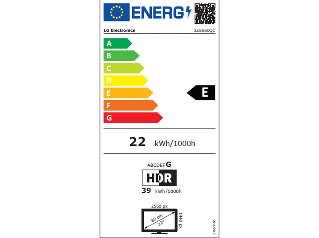 MONITOR GAMING LG ULTRAGEAR 32GS60QC-B.AEUQ (32'' CURVO WQHD 180 HZ 1MS) image number 8