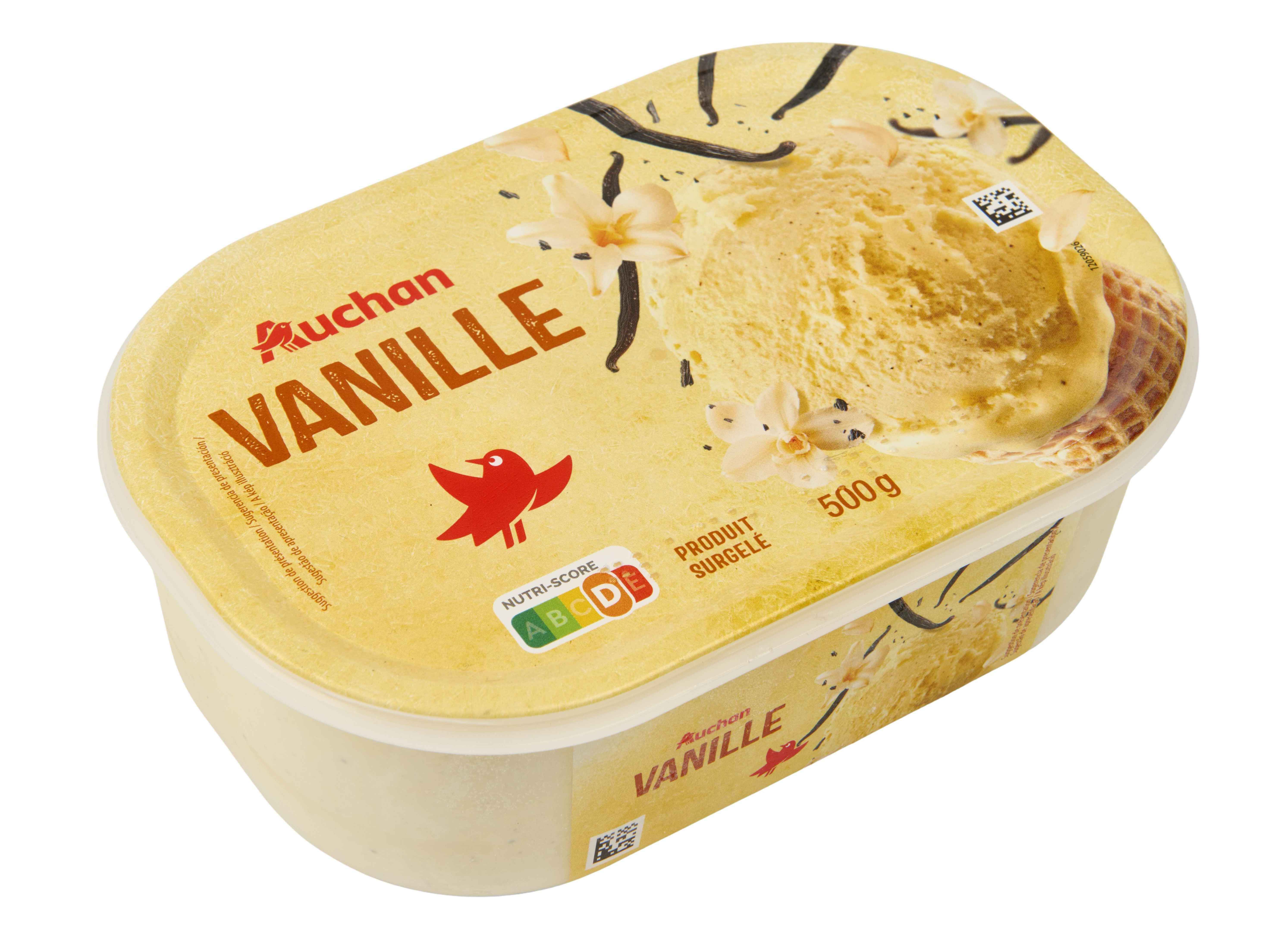 GELADO AUCHAN BAUNILHA 1L image number 1