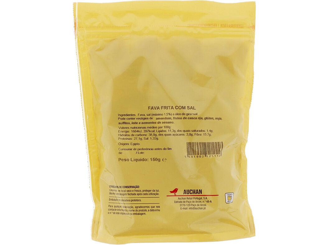 FAVA FRITA COM SAL AUCHAN 250G image number 1