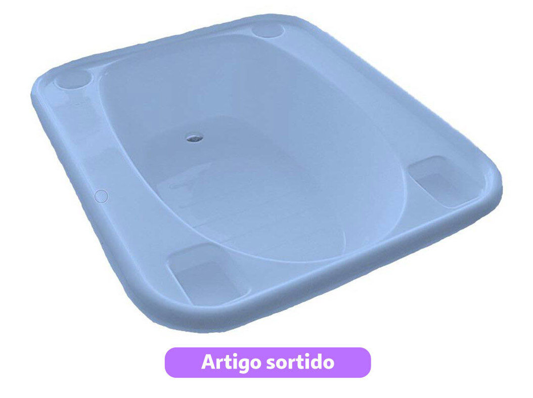 BANHEIRA ENCASTR&Aacute;VEL KANGURU 79X66.5X21.5CM CORES SORTIDAS