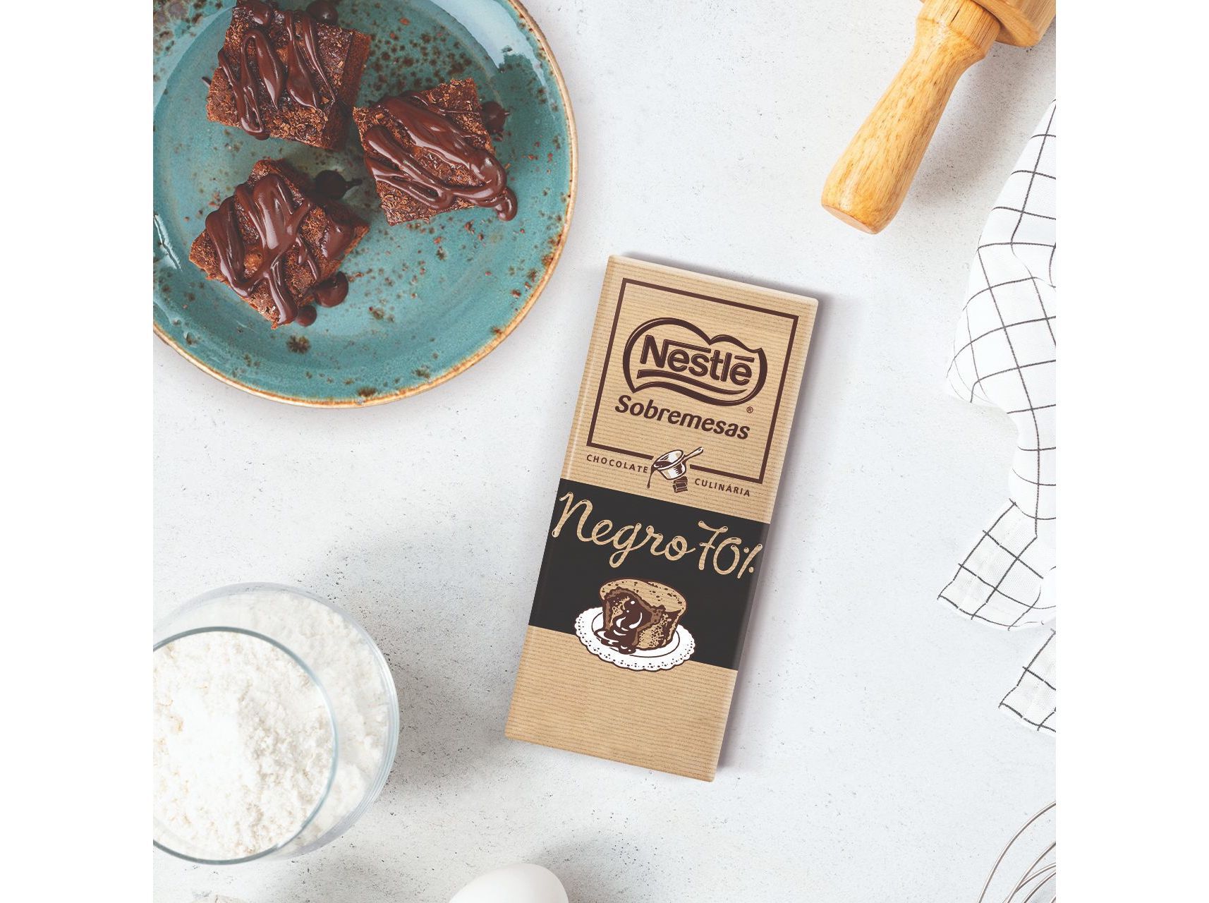 TABLETE NESTL&Eacute; SOBREMESAS CULIN&Aacute;RIA 70% CACAU 170G image number 1