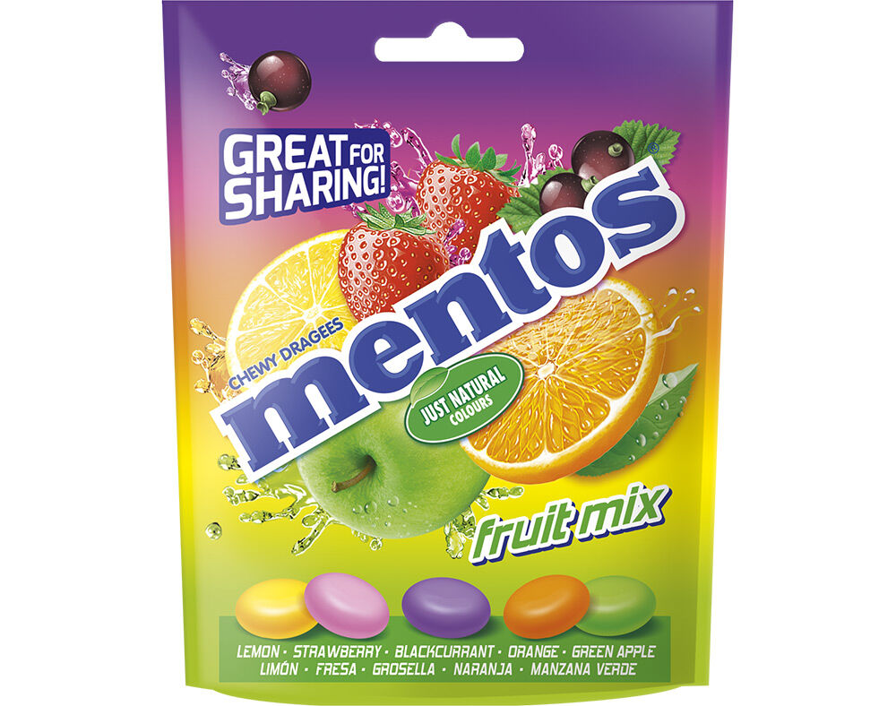 DROP MENTOS FRUIT MIX 160G image number 0