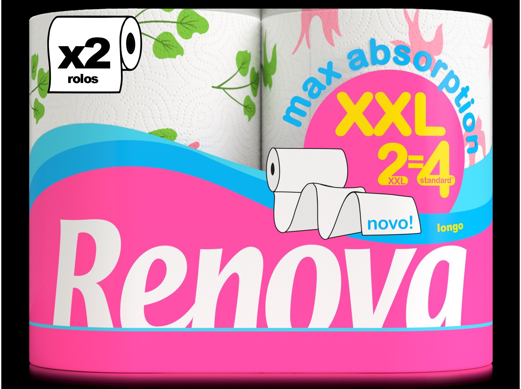 ROLO RENOVA COZINHA ABSORPTION XXL 2=4 UNIDADES