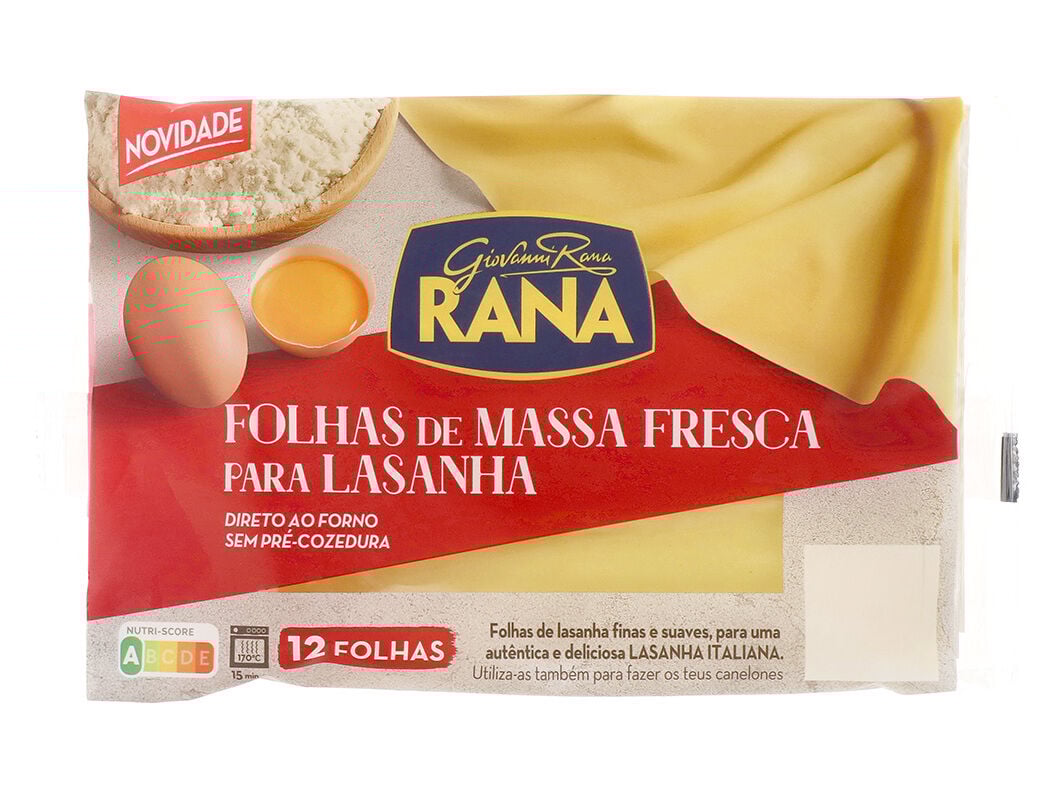 FOLHAS PARA LASANHA RANA 250G image number 0
