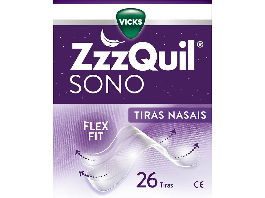 TIRAS NASAIS VICKS ZZZQUIL 26CTS image number 0