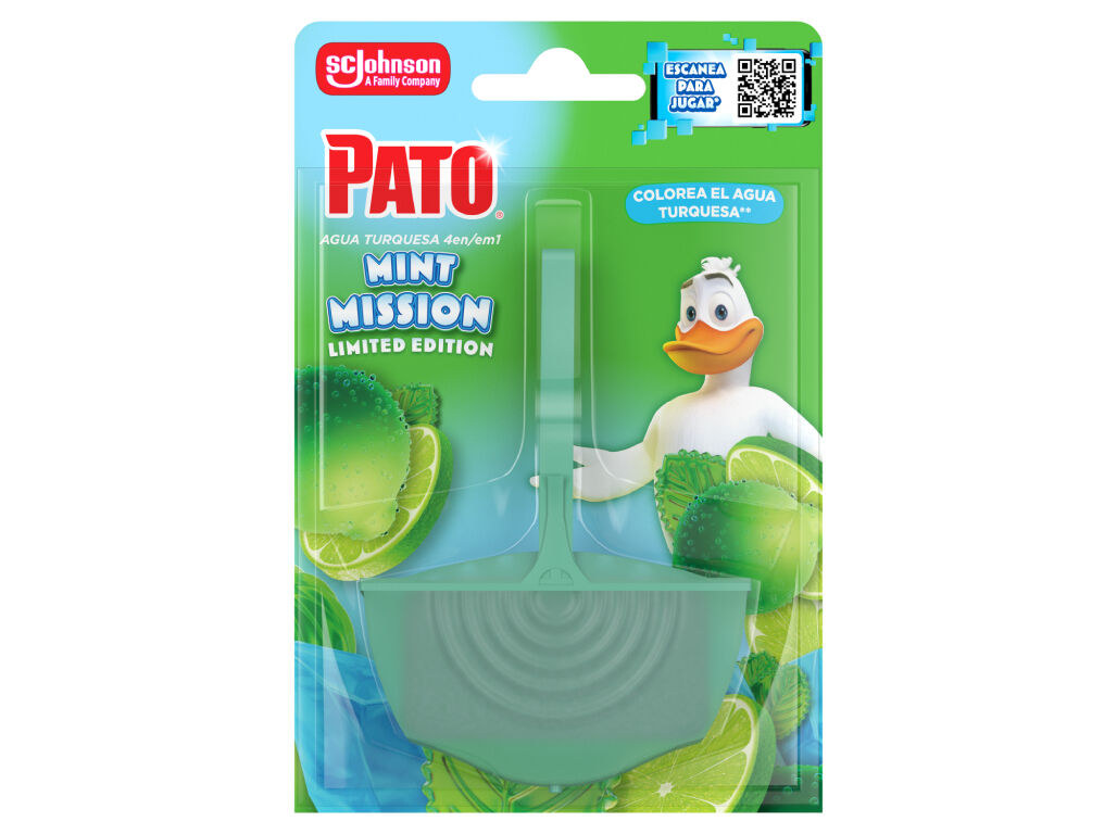 BLOCO SANIT&Aacute;RIO PATO &Aacute;GUA TURQUESA MINT 1UN image number 0