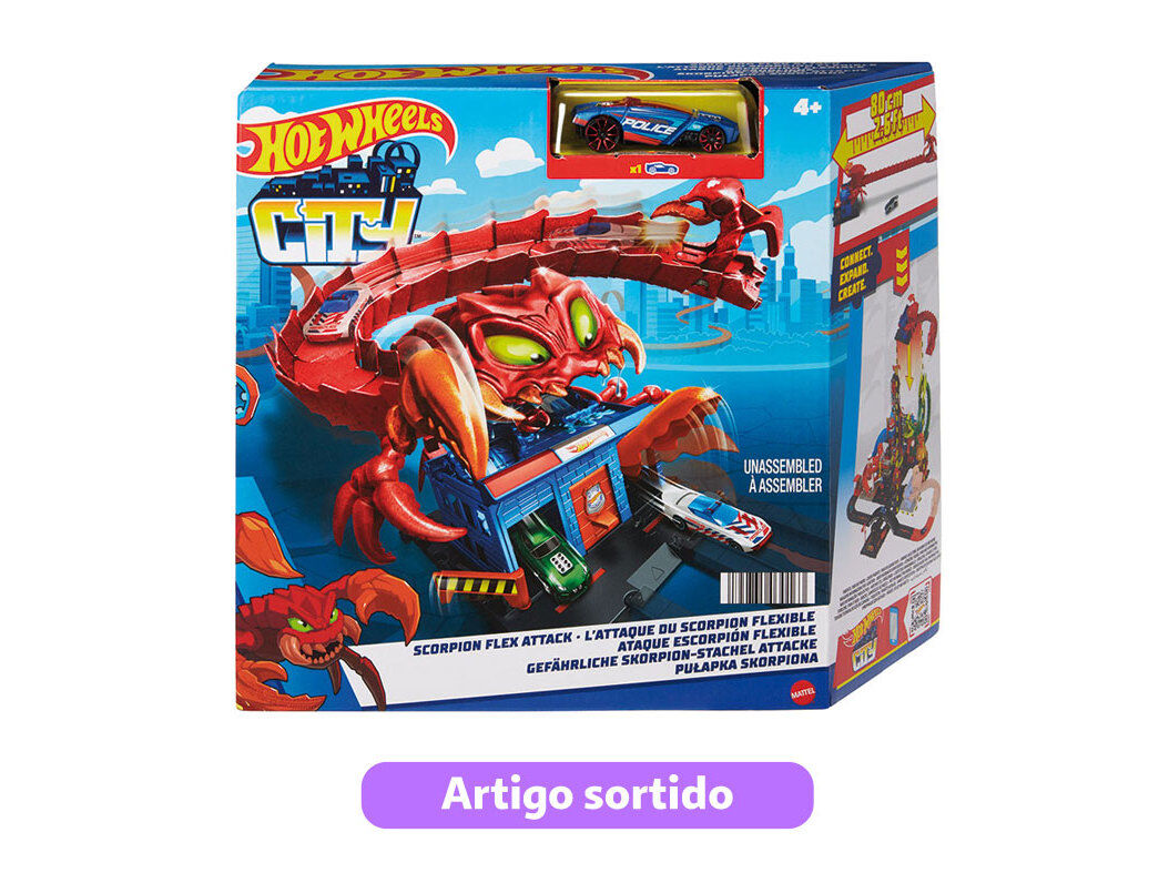 PISTA HOT WHEELS CITY NEMESIS MODELOS SORTIDOS