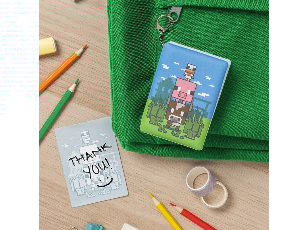 MINI NOTEPAD MINECRAFT PORTA-CHAVES image number 1