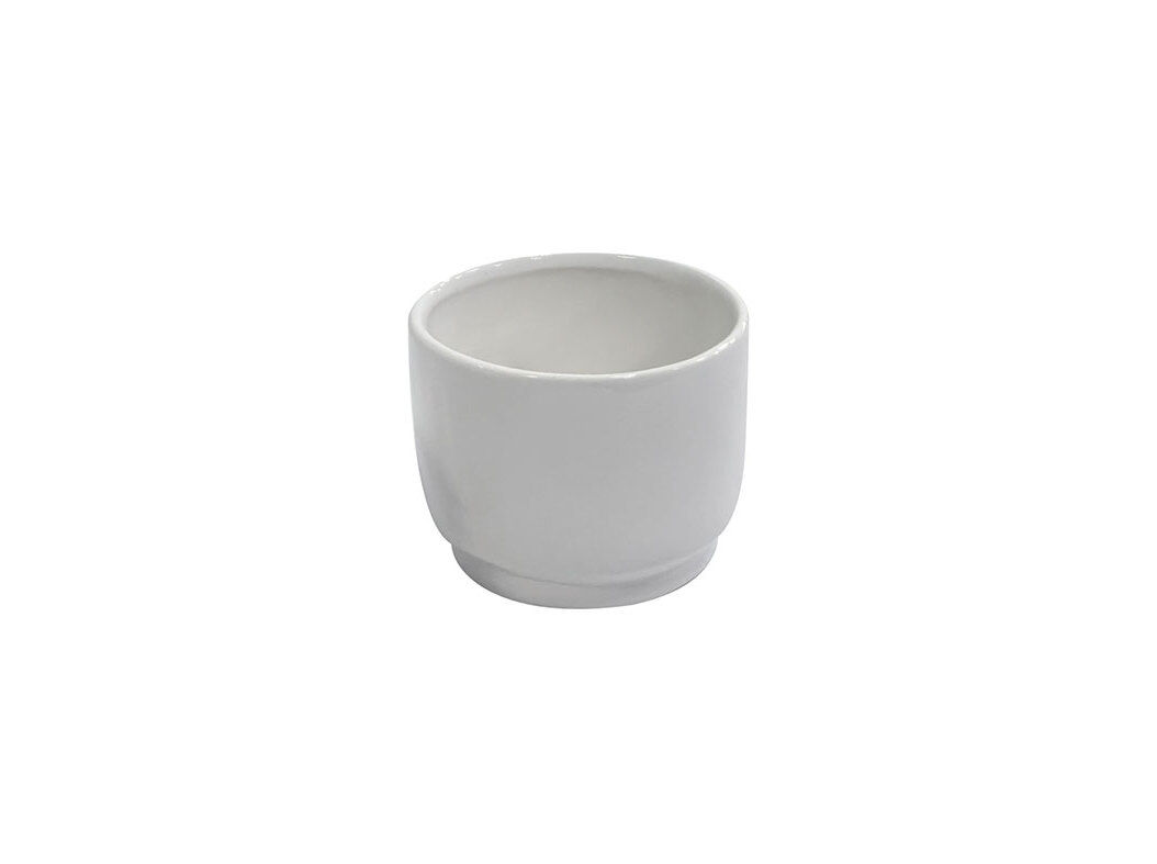 VASO CER&Acirc;MICA GARDENSTAR BRANCO &Oslash;13XA12CM