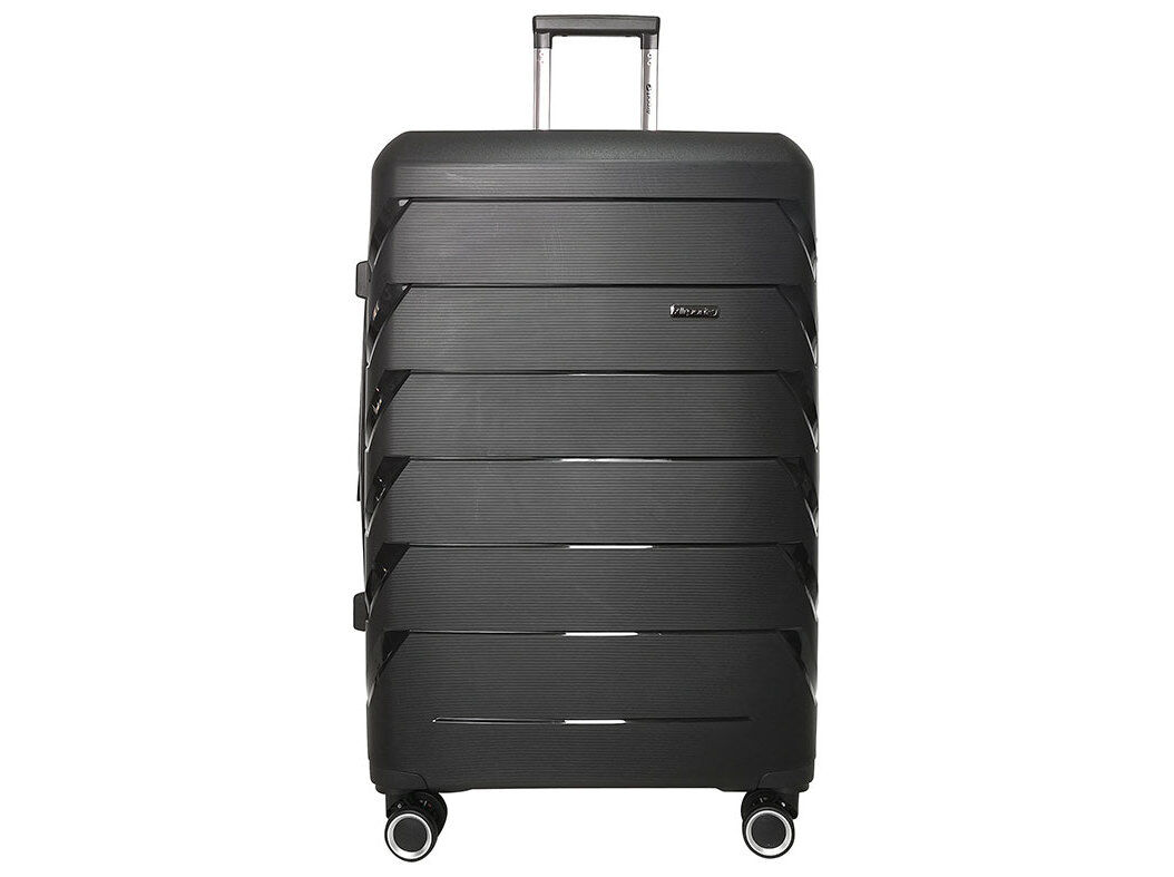 MALA DE VIAGEM GRANDE R&Iacute;GIDA AIRPORT PRETO 8 RODAS 76CM image number 0