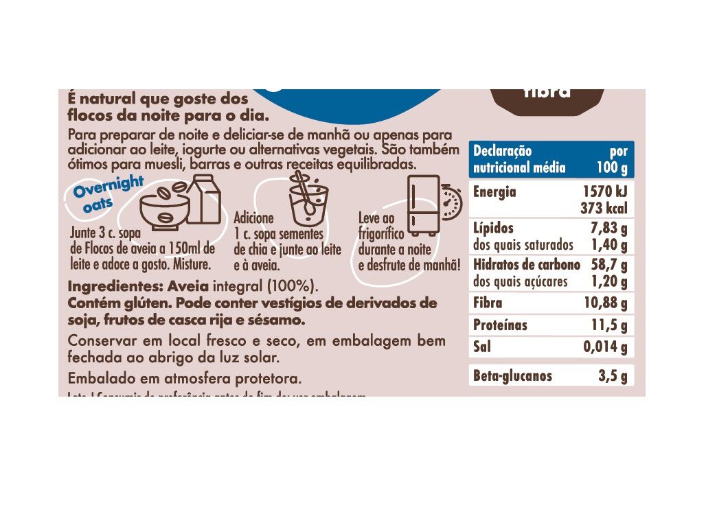 FLOCOS SALUTEM AVEIA GROSSOS INTEGRAIS 1KG image number 1