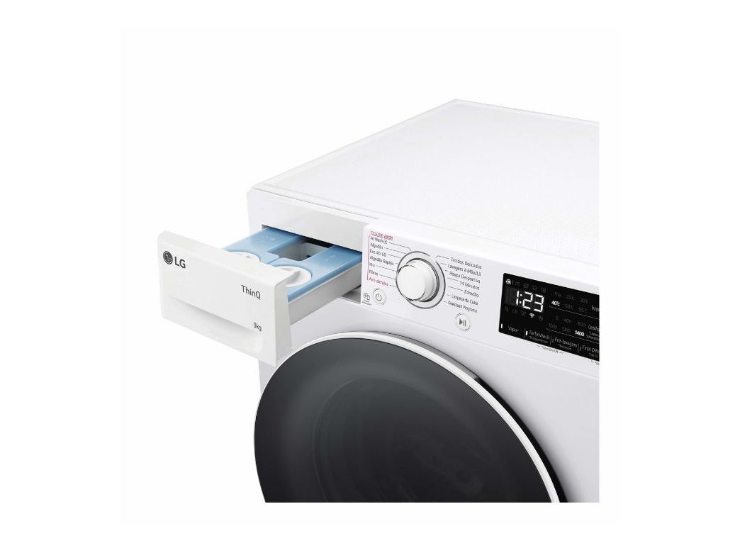 M&Aacute;QUINA DE LAVAR ROUPA LG F4WR3510A0W - BRANCO A 10KG image number 3