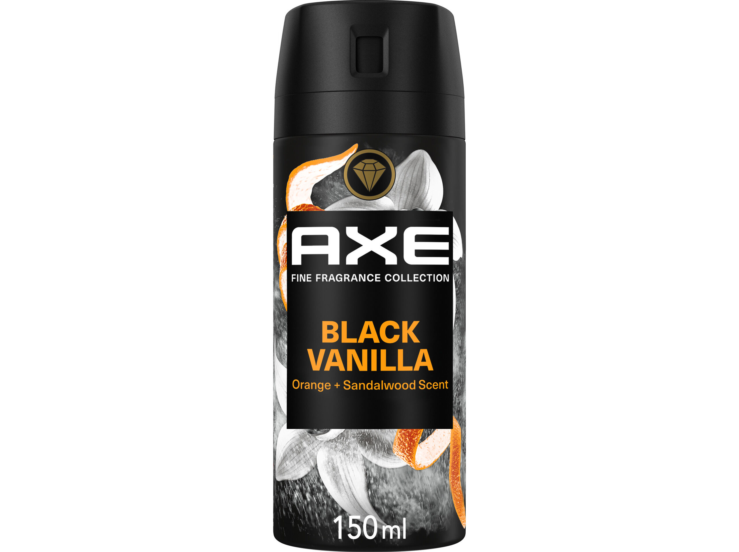 DESODORIZANTE SPRAY AXE BLACK VANILLA 150 ML image number 0