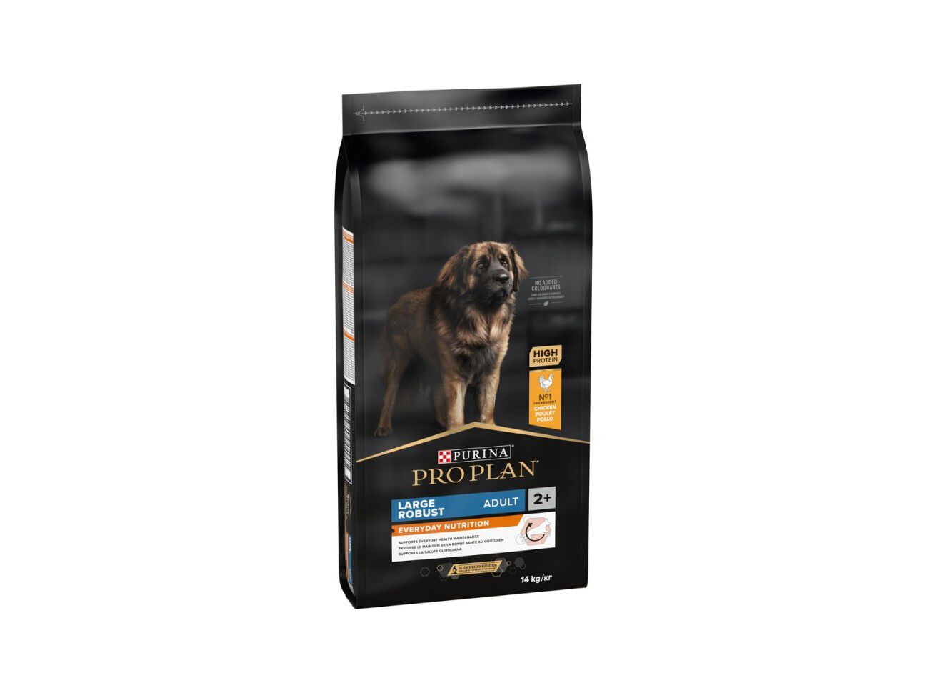 RA&Ccedil;&Atilde;O PARA C&Atilde;O ADULTO PRO PLAN LARGE ROBUST FRANGO 14K image number 0