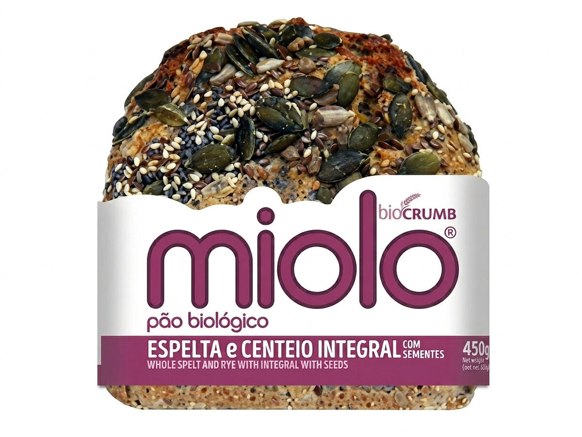 P&Atilde;O BIOL&Oacute;GICO MIOLO DE ESPELTACENTEIO INTEGRAL COM SEMENTES 420G