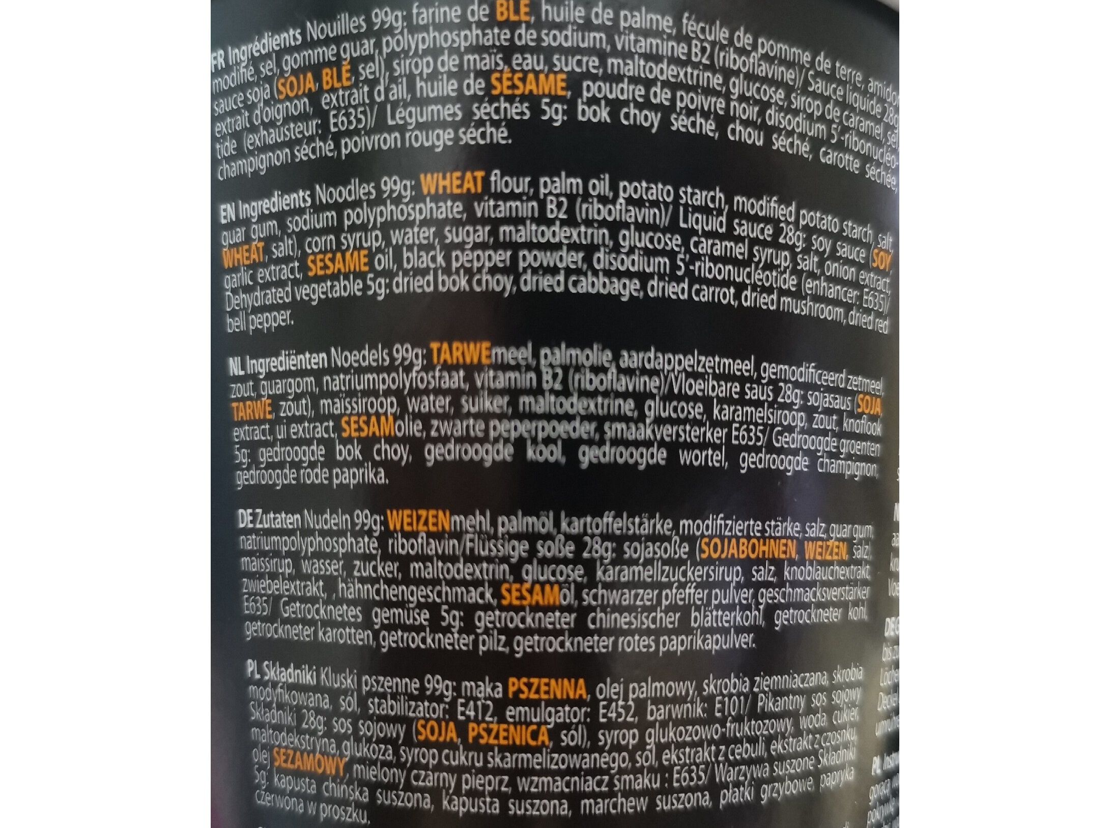 NOODLES MR. MIN YAKISOBA ORIGINAL 132G image number 2