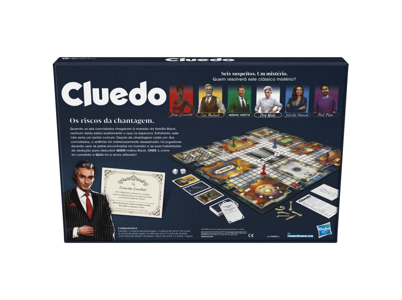 CLUEDO HASBRO GAMING image number 1