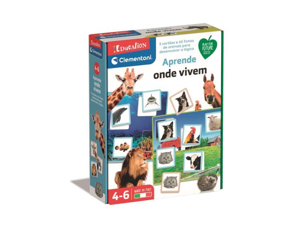 JOGO APRENDE ONDE VIVEM CLEMENTONI
