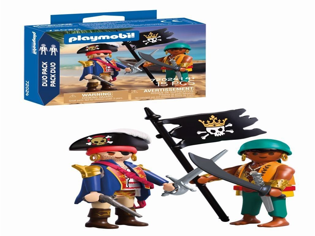DUOPACK PIRATAS PLAYMOBIL 72024 image number 1