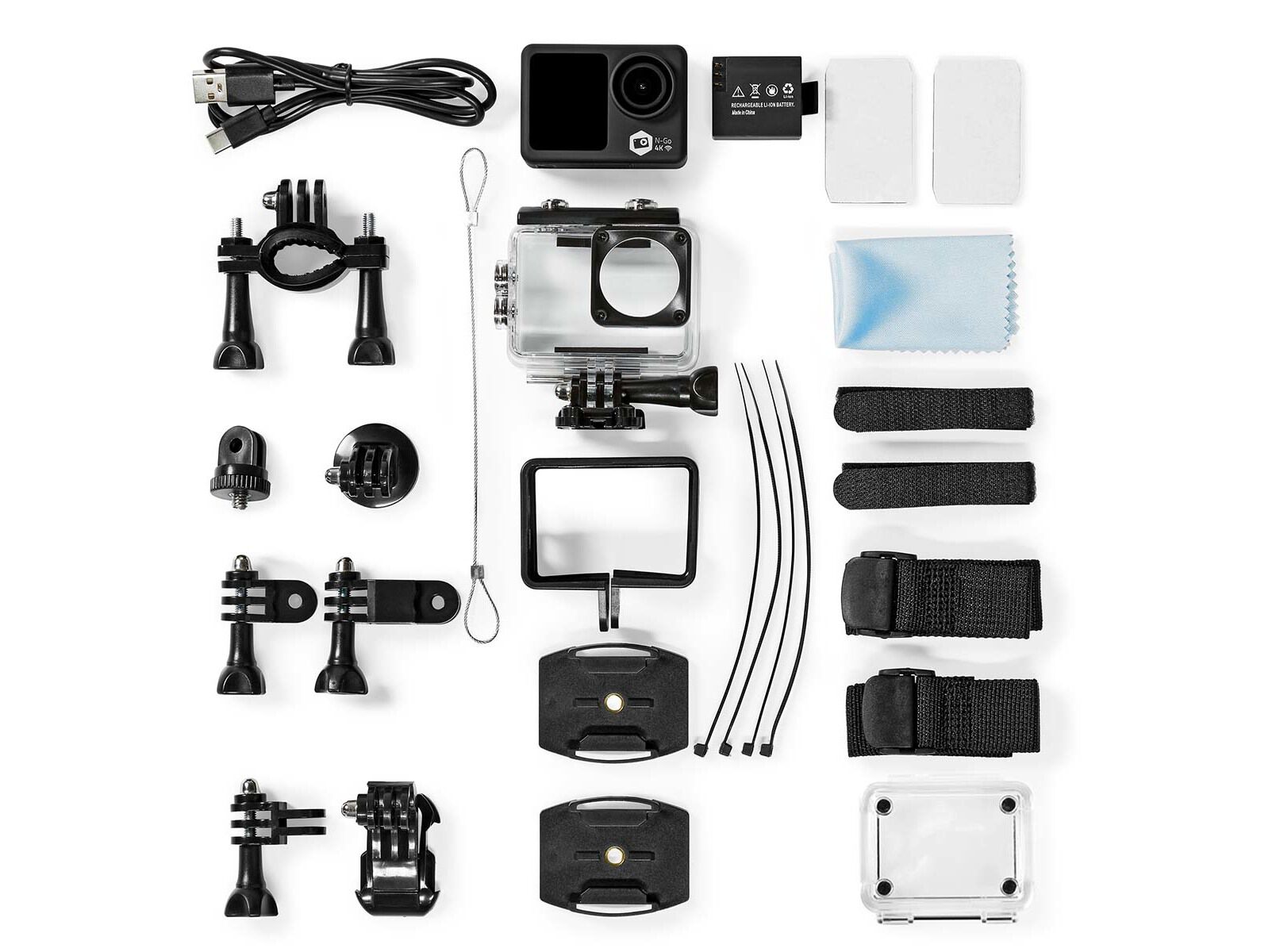 ACTION CAM NEDIS ACAM51BK 4K image number 9