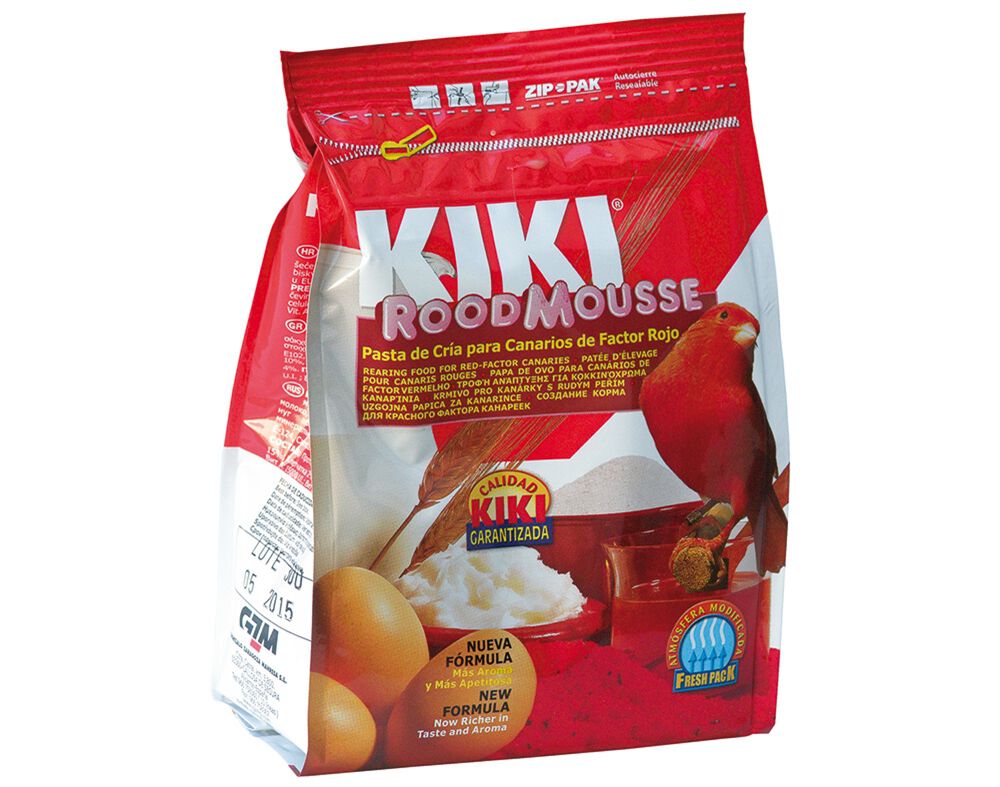 PAPA CRIAC&Atilde;O PARA CAN&Aacute;RIO KIKI VERMELHA 300G