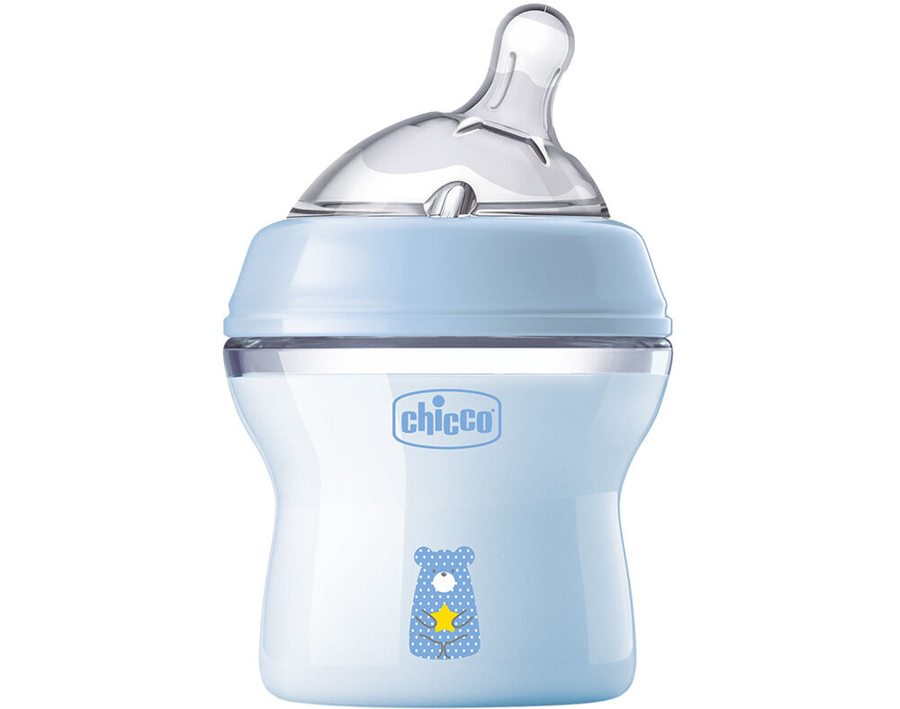 BIBER&Atilde;O CHICCO NATURAL FEELING AZUL OM+ 150ML image number 0