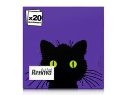 Guardanapo Halloween Cat Renova Folha Tripla 20 Unidades 33x33cm 20 un