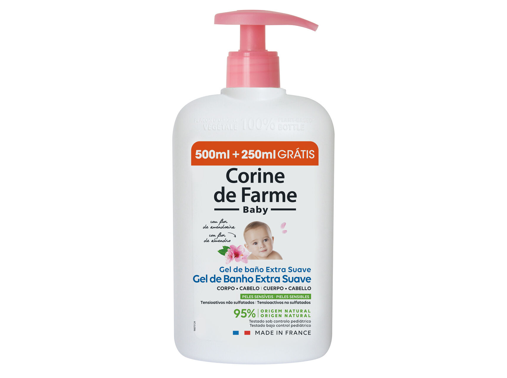 Corine De Farme Spiderman 2-in-1 Duschgel – Extra Mild Für Kinder, 300 Ml, Made In France
