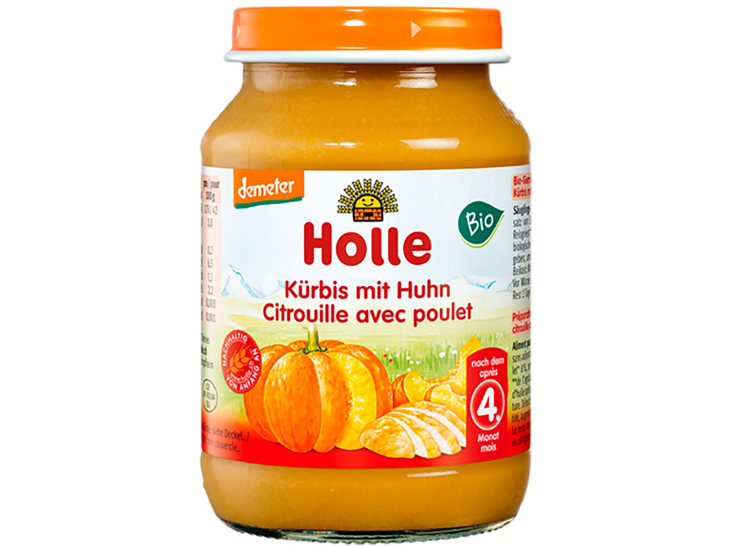 PURE BIO HOLLE ABOBORA FRANGO 4M 190G