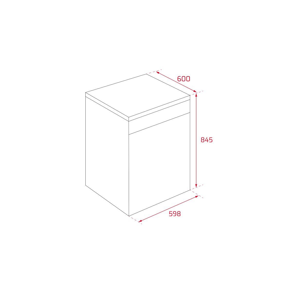 M&Aacute;QUINA DE LAVAR LOI&Ccedil;A TEKA DFS 26650 INOX 13 CONJUNTOS image number 3