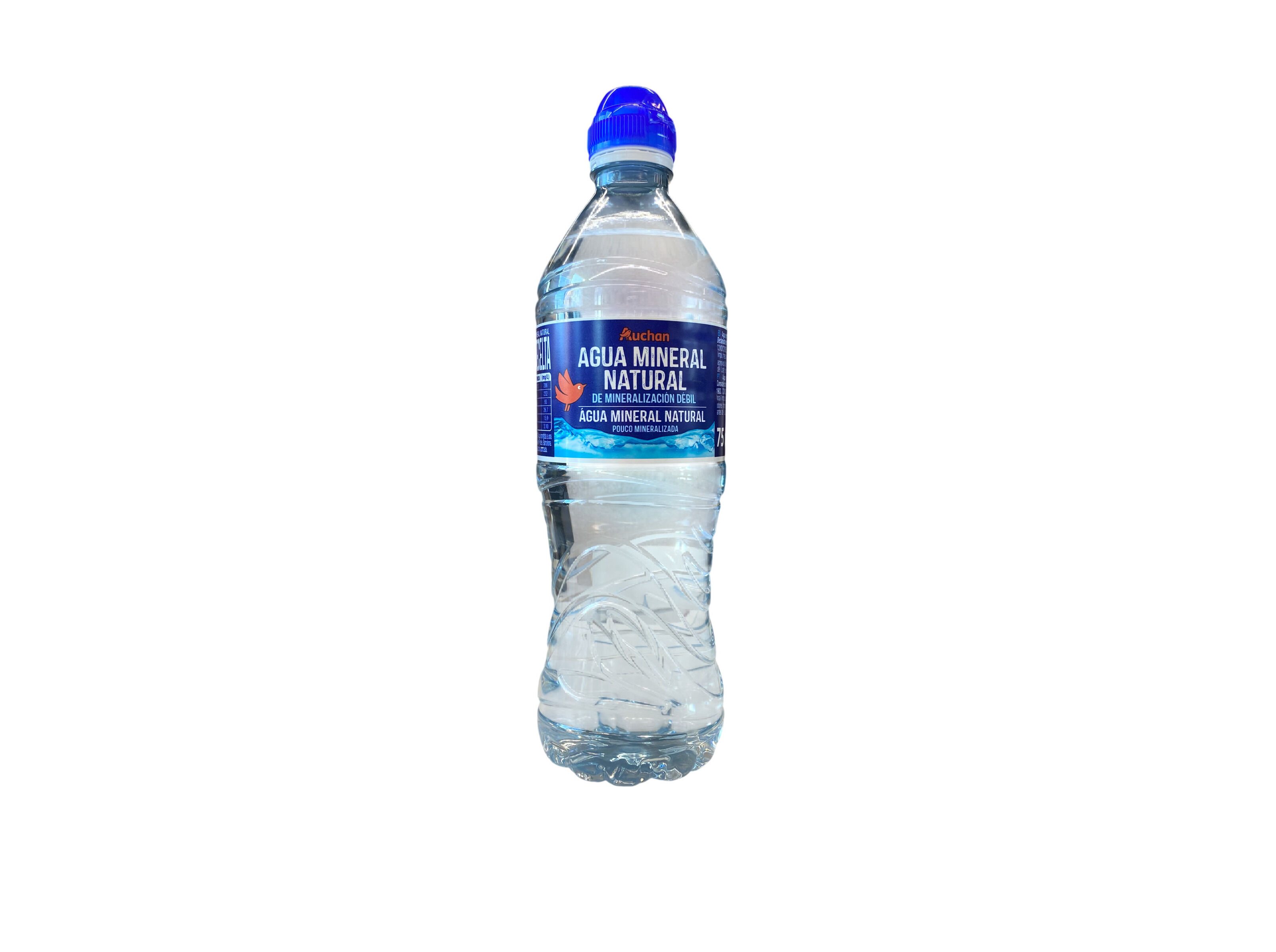 &Aacute;GUA MINERAL NATURAL AUCHAN SPORT 0.75L image number 0