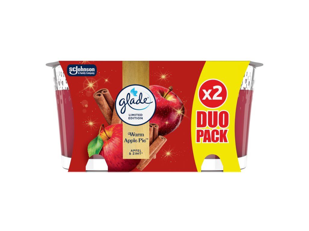 VELA AMBIENTADORA GLADE WARM APPLE 2UN