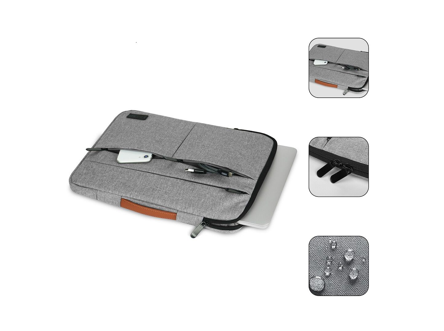 MALA PARA PC SUBBLIM SLEEVE 13.3-14'' CINZA image number 2