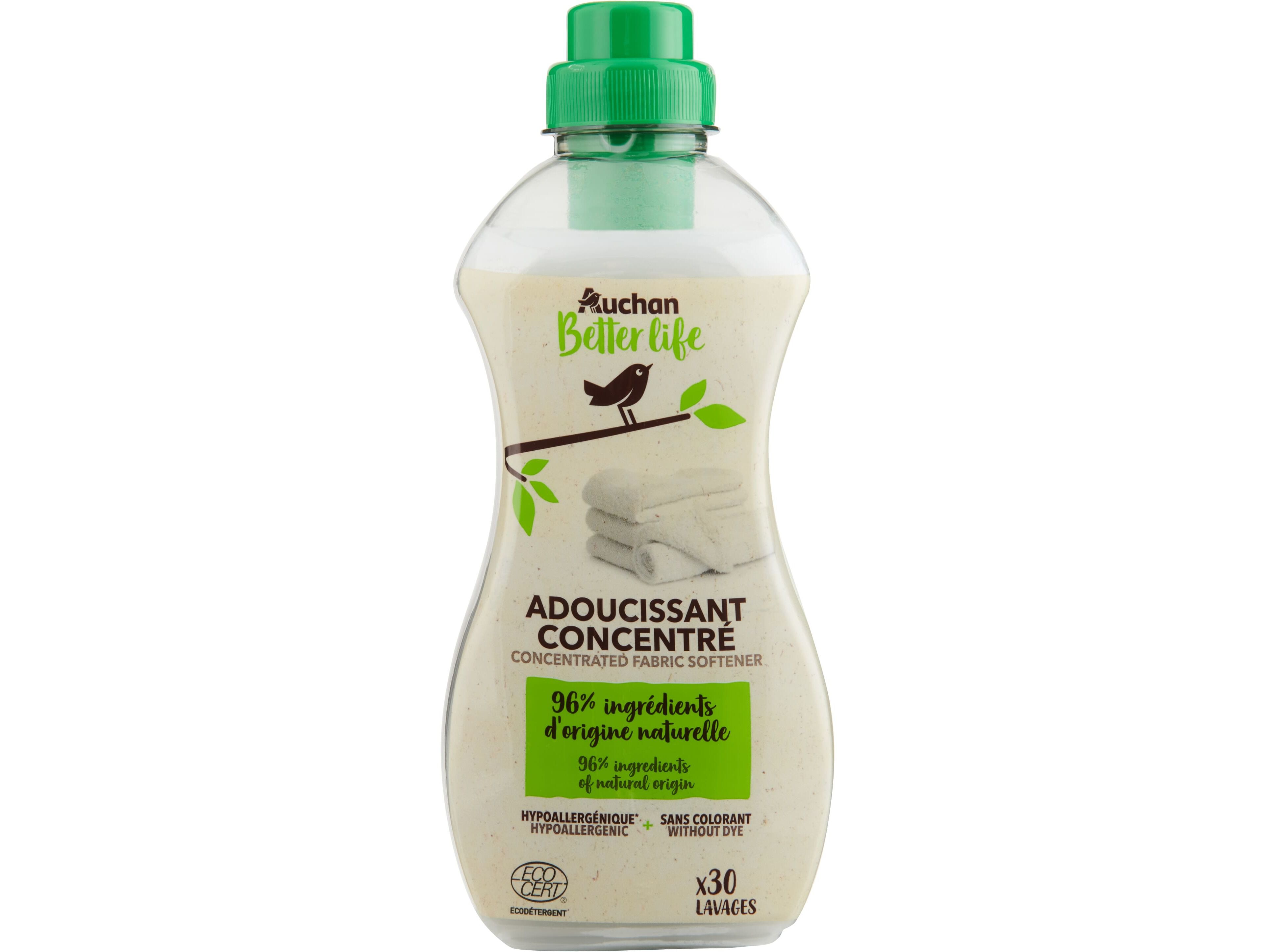 AMACIADOR CONCENTRADO AUCHAN BETTER LIFE SAB&Atilde;O NATURAL 30 DOSES