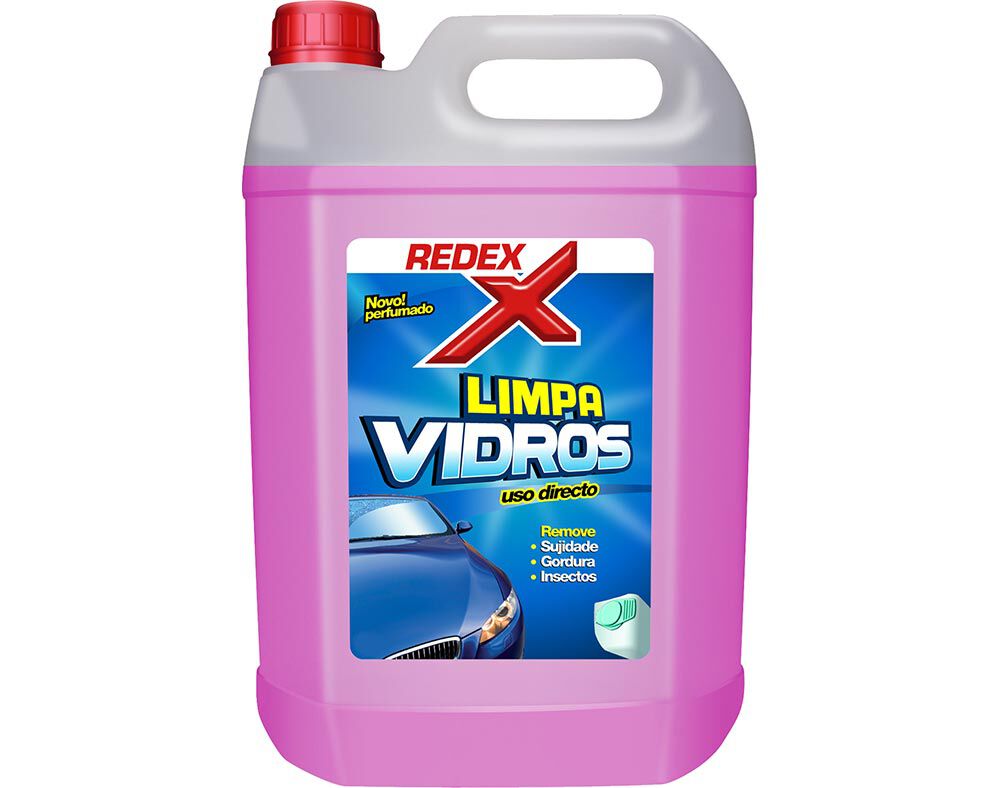 LIMPA VIDROS REDEX ROSA 5L