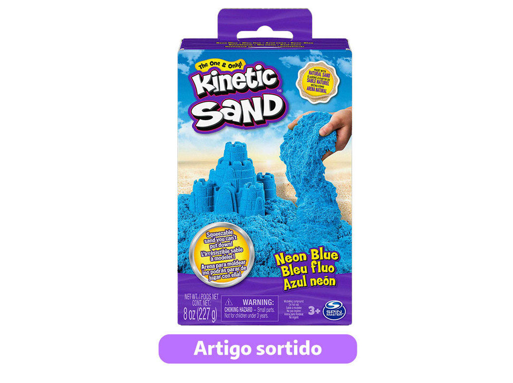 CAIXA DE AREIA KINETIC SAND CORES SORTIDAS image number 0