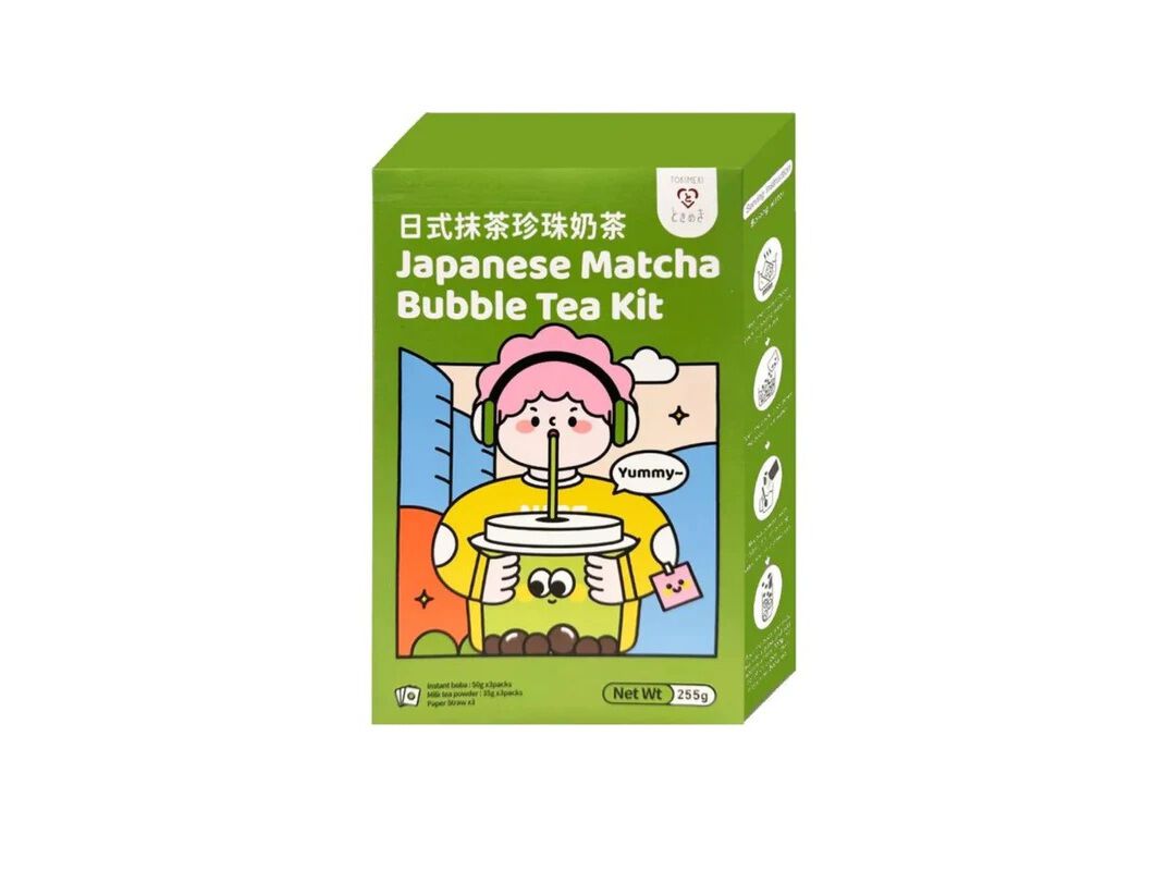 BUBBLE TEA KIT TOKIMEKI MATCHA 255G